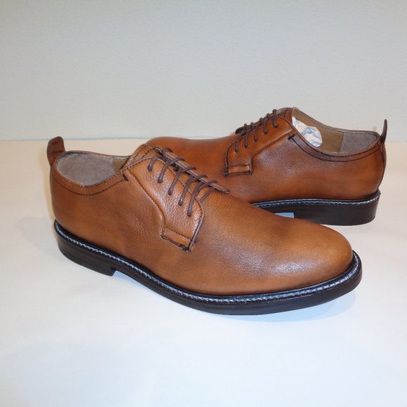 J.D. Fisk CHANDLAR Tan Leather New Lace Oxfords main image 4